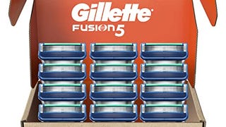 Gillette Fusion5 Mens Razor Blade Refills, 12 Count, Lubrastrip...