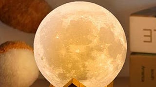 CPLA Moon Lamp for Adults Kids, Moon Night Light 16 Colors...