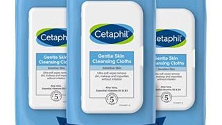 Cetaphil Face and Body Wipes, Gentle Skin Cleansing Cloths,...
