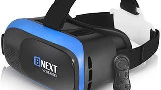 VR Headset Compatible with iPhone & Android Phone - Universal...