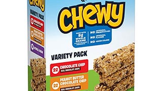 Quaker Chewy Granola Bars, 3 Flavor Variety Pack,58 Count...