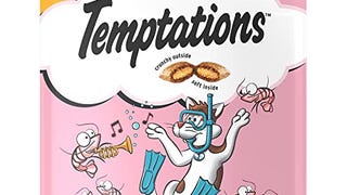 TEMPTATIONS Classic Crunchy and Soft Cat Treats Shrimpy...