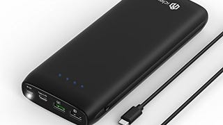 [USB C PD Portable Charger] iClever 21000mAh USB C Power...