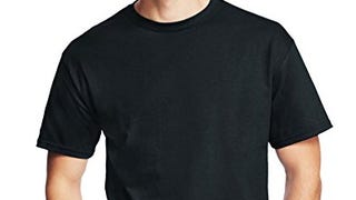 Hanes mens Essentials Short Sleeve T-shirt Value Pack (4-...