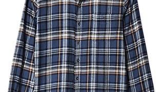 G.H. Bass & Co. Men's Fireside Flannel Long Sleeve Shirt,...