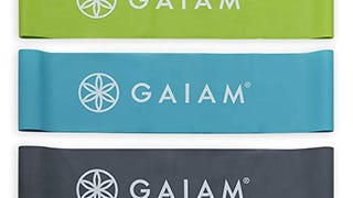 Gaiam Restore Mini Band Kit, Set of 3, Light, Medium, Heavy...