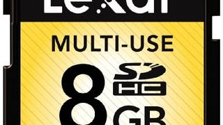 Lexar Multi-Use SDHC 8GB Flash Memory Card LSD8GBASBNA