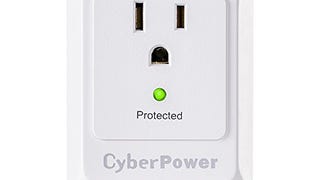 CyberPower CSB100W Essential Surge Protector, 900J/125V,...