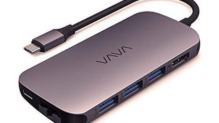 VAVA USB C Hub 8-in-1 Adapter with PD Power Delivery, 1Gbps...