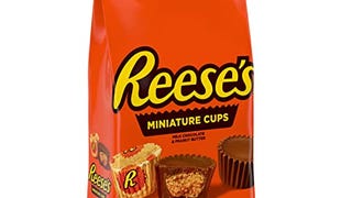 REESE'S Miniatures Milk Chocolate Peanut Butter Cups Candy,...