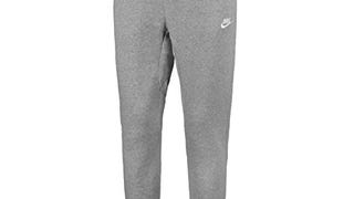 Nike Men's Sportswear Club Joggers, Dark Grey Heather/White,...