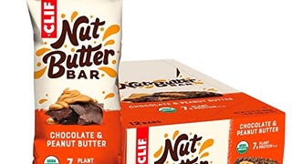 CLIF Nut Butter Bar - Organic Snack Bars - Chocolate Peanut...