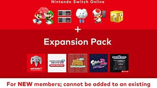 Nintendo Switch Online + Expansion Pack 12-month Individual...