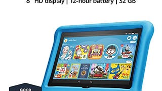 Fire HD 8 Kids tablet, 8" HD display, ages 3-7, 32 GB, includes...