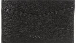 Fossil Men's Omega Card Holder, Black, One Size