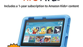 All-new Fire 7 Kids tablet, 7" display, ages 3-7, with...