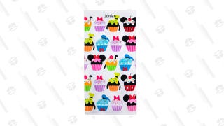 Mickey Mouse and Friends Cupcakes Beach Towel