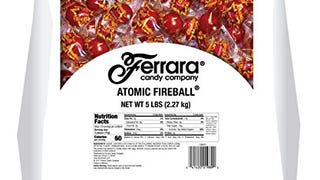 Atomic Fireballs Candy, 5 Pound Bulk Bag