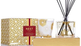 NEST Fragrances Classic Candle & Reed Diffuser Set- Birchwood...