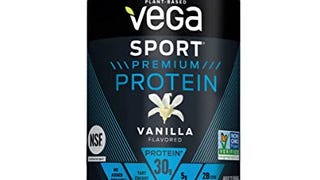 Vega Sport Premium Protein Powder, Vanilla, Vegan, 30g...