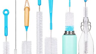 Turbo Microfiber Bottle Brush Cleaner Pack - Set of 5 Long,...