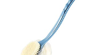 Shower Body Brush with Bristles and Loofah,Back Scrubber...