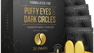 24K Gold Eye Mask– 20 Pairs - Puffy Eyes and Dark Circles...