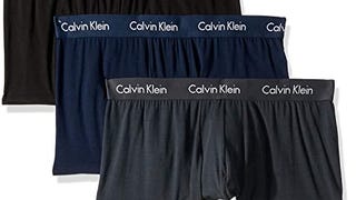 Calvin Klein Men's Body Modal Trunks, Black/Mink/Blue Shadow,...