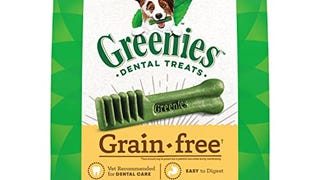 GREENIES Grain Free TEENIE Natural Dental Care Dog Treats,...