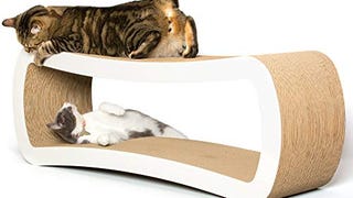PetFusion Jumbo Cat Scratcher Lounge, White. 39 x 11 x...