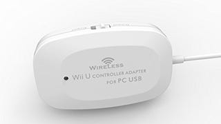 Wireless Wii U Pro Controller Adapter for PC USB