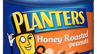 Planters Honey Roasted Peanuts (6 ct Pack, 10 oz Canisters)...
