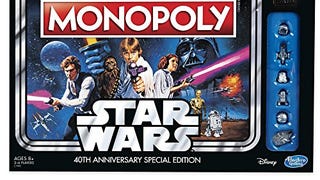 Hasbro Gaming Monopoly Game: Star Wars 40th Anniversary...