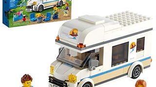 LEGO City Holiday Camper Van 60283 Building Kit; Cool Vacation...