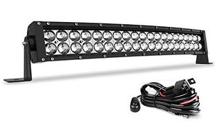 AUTOSAVER88 22 Inch LED Light Bar Curved (24" with Mounting...