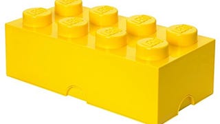 LEGO Storage Brick With 8 Knobs, in Bright Yellow