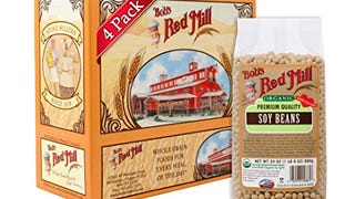 Bob's Red Mill Organic Soy Beans, 24 Ounce (Pack of 4)