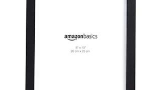 Amazon Basics Photo Picture Frame - 8" x 10", Black - Pack...