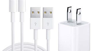 Phone Charger, 2 Charger Cable + 1 Wall Charger Adapter,...