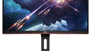 AOC C24G1 24" Curved Frameless Gaming Monitor, FHD 1080p,...