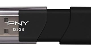 PNY Attache USB 2.0 Flash Drive, 128GB/ BLACK (P-FD128ATT03-...