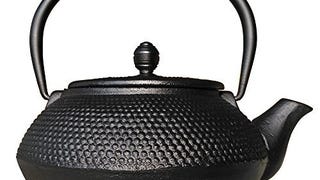 ROYAL KASITE Cast Iron Teapot with Stainless Steel Infuser...