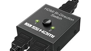 HDMI Splitter, GANA HDMI Switch Bidirectional 2 Input to...