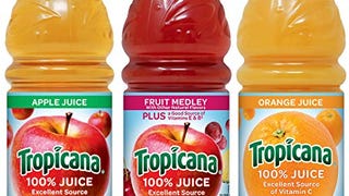 Tropicana 100% Juice 3-flavor Classic Variety Pack,10 Fl...