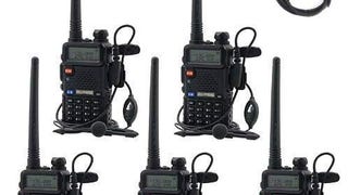 BaoFeng UV-5R UHF VHF Dual Band Two Way Radio Walkie Talkie...