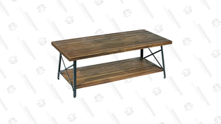 Sand & Stable Laguna Coffee Table with Storage (Natural Pine Brown)