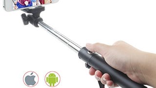 New Selfie Stick, U-Shape Self-portrait Monopod Extendable...