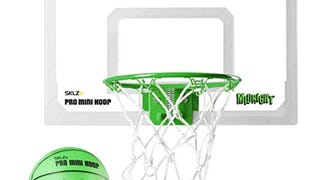 SKLZ Pro Mini Basketball Hoop with Ball, Glow in the Dark...