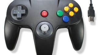 Classic Retro N64 Bit USB Wired Controller for PC and MAC...