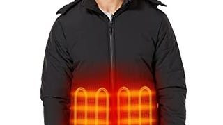 ORORO Men's Lightweight Padded Heated Jacket with Thermolite...